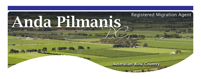 Anda Pilmanis, Attorney at Law and Registered Migration Agent