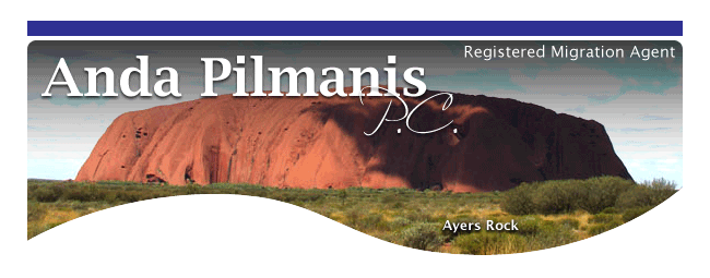 Anda Pilmanis, Attorney at Law and Registered Migration Agent