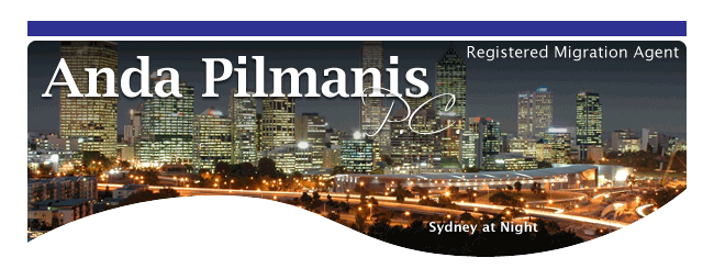 Anda Pilmanis, Attorney at Law and Registered Migration Agent